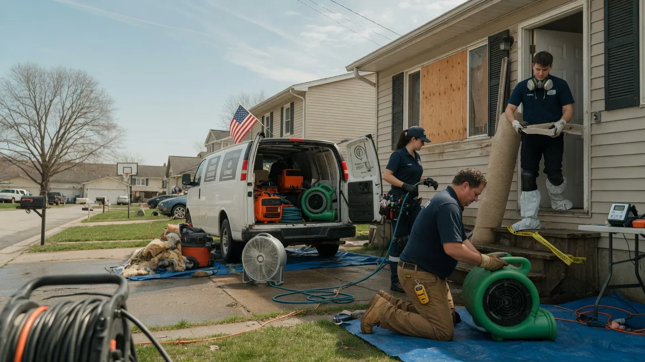 Water Damage Restoration in Olive, MT near me